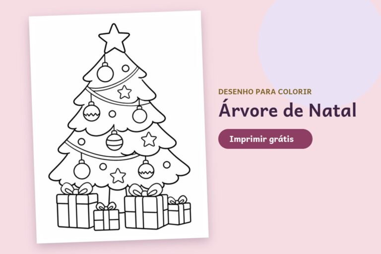 Desenho para colorir: Árvore de Natal