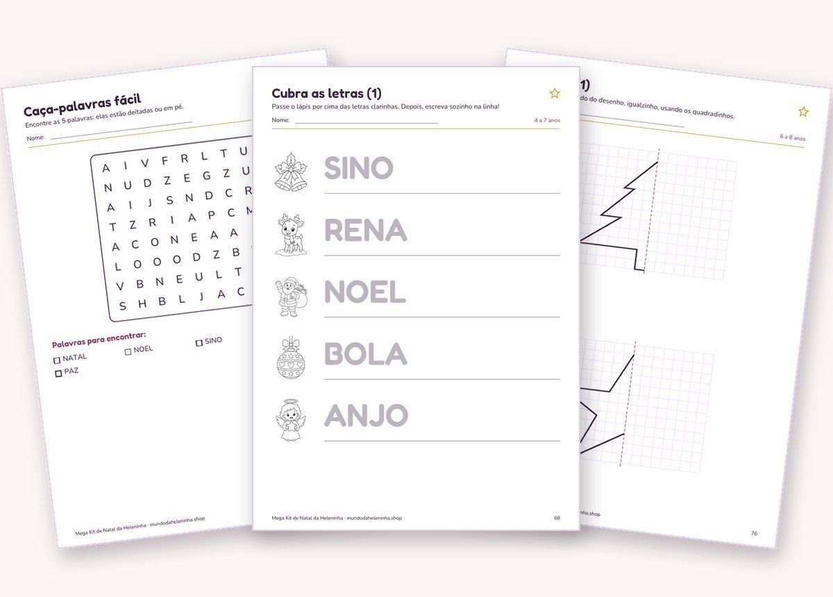 Páginas do Caderno das Letras e da Lógica